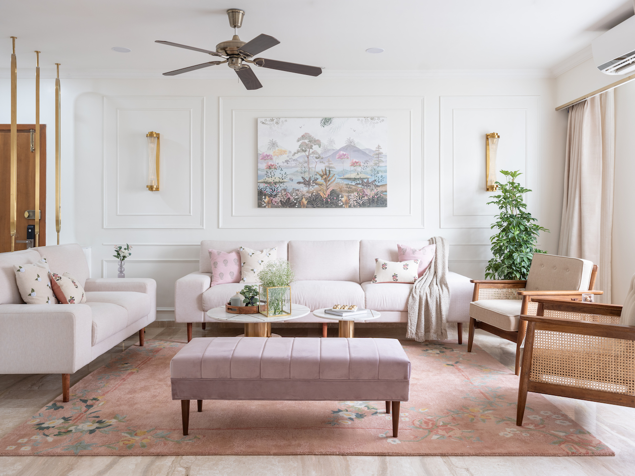 A minimalist approach creates a serene and calm apartment - India ...
